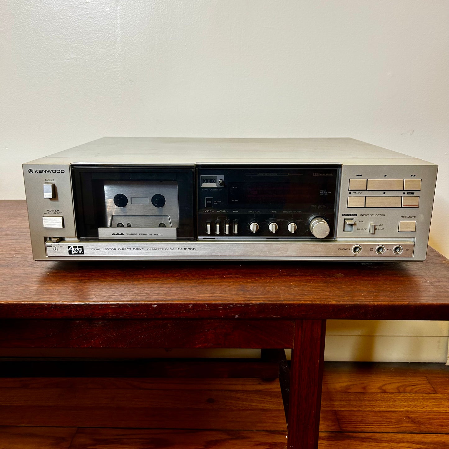 RARE KENWOOD KX-1000D VINTAGE CASSETTE DECK